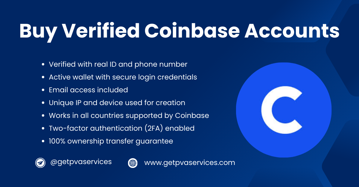 Buy Verified Coinbase Accounts
