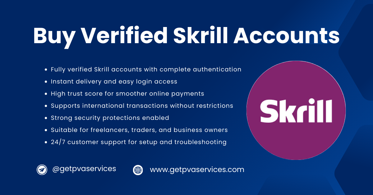 Buy Verified Skrill Accounts